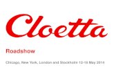 Cloetta - Roadshow presentation May 2014