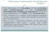 Edenmore CDP Timeline