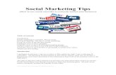 Social Marketing Tips