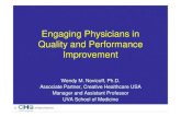 Engaging Physicians in Quality and Performance Improvement