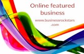 Online featured business