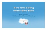 More Time Selling Means More Sales