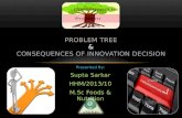 Problem tree & cosequesces of innovation decision