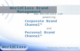 World Class Brand Management Presentation
