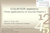COUNTER stats: applying JR1