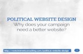 Political Website Design - Why Does Your Campaign Need a Better Website?