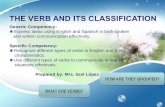 Slide share class on the verb and its classification