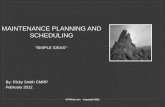 Planning And Scheduling Proactively