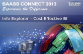BAASS Connect 2013 - Info Explorer