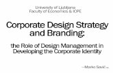 MBA thesis presentation: design strategies and branding