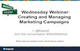 Creating and Managing Marketing Campaigns Inside Kapost (June 26, 2013)