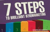 On the Edge Manchester: 7 steps to brilliant b2b digital marketing 10 Oct 12