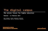 Digital campus webinar