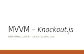 MVVM - KnockoutJS