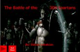 The Battle Of The 300 Spartans