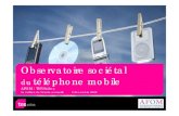 Observatoire sociétal du telephone mobile