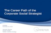 Keynote: Career Path of Corporate Social Strategist