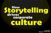 How Storytelling drives Corporate Culture