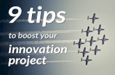 9 tips to boost your innovation project (by @nickdemey @boardofinno)