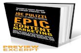 Joe Pulizzi's Epic Content Marketing - Sample Chapter