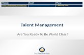 Talent Management - A Case Study