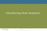 Host Analytics Overview