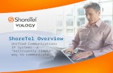 Vology & ShoreTel, Unified Communications