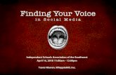 Finding Your Voice with Social Media
