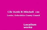 Wednesday 29 June, Plenary session - Councillors: the social entrepreneurs of our communities - Cllr Keith Mitchell