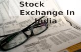 Stock exchange of india