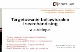 Webinarium: Targetowanie behawioralne i searchandising w e-sklepie