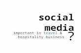 Social media in travel and hospitality business