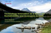 Chris Dedicoat - Technology Innovation as a Driver for Sustainability and Economic Growth