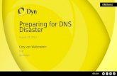 Dyn Webinar: DNS Disaster Recovery & Preparedness