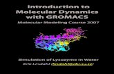 Gromacs Molecular Modeling Tutorial