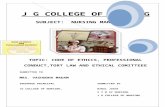 Code of Ethics Types of Law