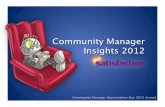 Community Manager Insights 2012