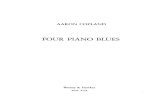 Copland - Four Piano Blues