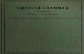 A Brief Swedish Grammar