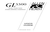 Allen and Heath GL3300 User Guide