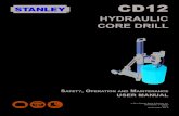 Stanley Hydraulic Tools - User Manual - CD12 - Hydraulic Core Drill