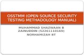 Osstmm (Open Source Security Testing Methdology