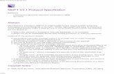 MQTT V3.1 Protocol Specific