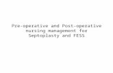 Pre-Operative and Post-Operative Nursing Interventions for sty And