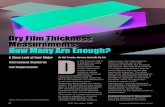 Dry Film Thickness Measurements How Many Are Enough