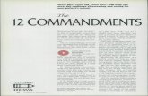 12 Commandments Wound Care