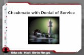 BlackHat DC 2011 Brennan Denial Service-Slides