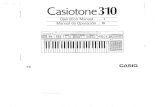 Casiotone CT-310 user manual