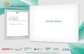 Oracle Alerts Training PPT