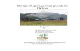 Status of Sponge Iron Plant in Orissa
